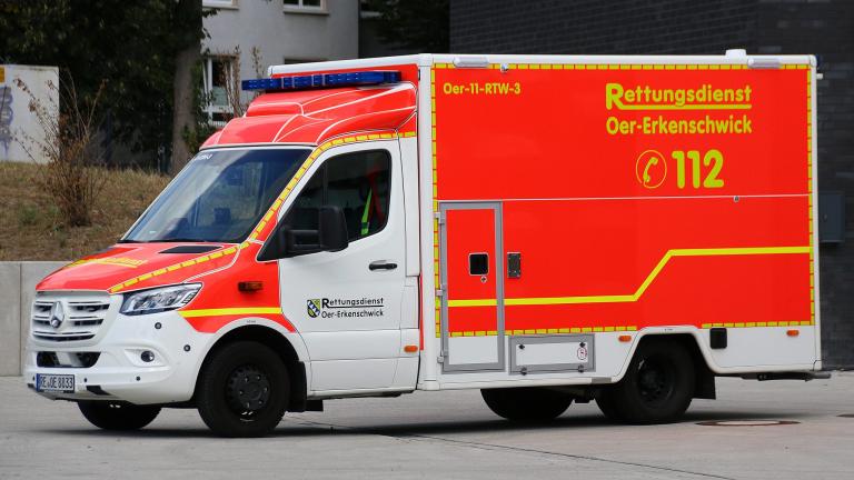 Ein Rettungswagen aus Oer-Erkenschwick